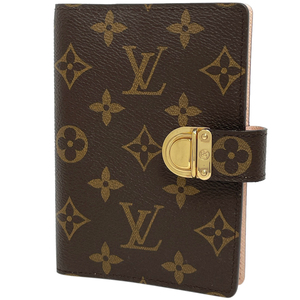 ルイ・ヴィトン Louis Vuitton アジェンダ PM コアラ システム 手帳・ブックカバー モノグラム ブラウン R21013 レディース 中古