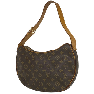 ルイ・ヴィトン Louis Vuitton クロワッサン MM ワンショルダー 肩掛け ショルダーバッグ モノグラム ブラウン M51512 レディース 【中古】