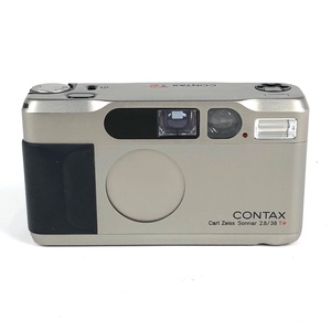 コンタックス CONTAX T2 チタンシルバー ［ジャンク品］ フィルム コンパクトカメラ 【中古】