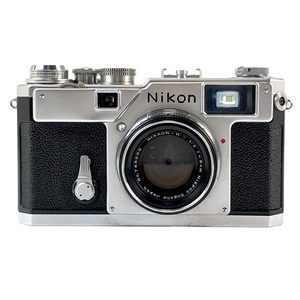 ニコン Nikon S3 + NIKKOR-H.C 5cm F2 Tマーク付 フィルム レンジファインダーカメラ 【中古】