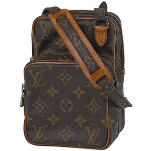 ルイ・ヴィトン Louis Vuitton ミニ アマゾン 旧型 ポシェット ショルダーバッグ モノグラム ブラウン M45238 レディース 【中古】