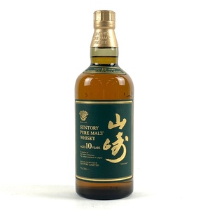 [ Tokyo Metropolitan area inside limitation shipping ] Suntory SUNTORY Yamazaki 10 year pure malt green label 750ml domestic production whisky [ old sake ]