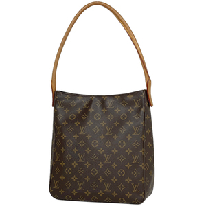 ルイ・ヴィトン Louis Vuitton ルーピング GM 肩掛け ワンショルダー ショルダーバッグ モノグラム ブラウン M51145 レディース 【中古】