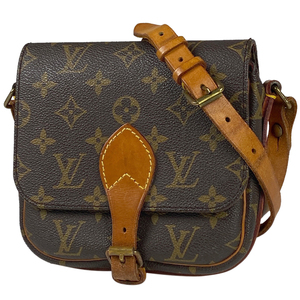 ルイ・ヴィトン Louis Vuitton ミニ カルトシエール 斜め掛け ショルダーバッグ モノグラム ブラウン M51254 レディース 【中古】