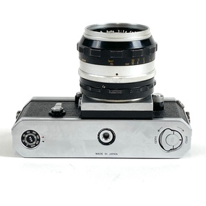 ニコン Nikon F アイレベル シルバー + NIKKOR-S 50mm F1.4 非Ai ［ジャンク品］ フィルム マニュアルフォーカス 一眼レフカメラ 【中古】の画像4