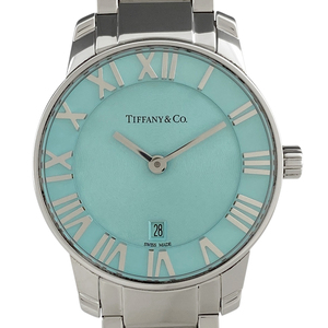 ティファニー TIFFANY&Co. アトラス デイト 63452807 腕時計 SS クォーツ レディース 【中古】