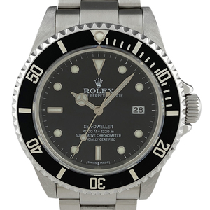 ロレックス ROLEX シードゥエラー 16600 腕時計 SS 自動巻き ブラック メンズ 【中古】