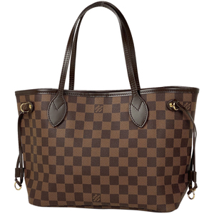 ルイ・ヴィトン Louis Vuitton ネヴァーフル PM ハンドバッグ ショッピング トートバッグ ダミエ ブラウン N51109 レディース 【中古】