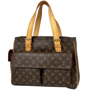 ルイ・ヴィトン Louis Vuitton ミュルティプリ シテ ハンドバッグ 肩掛け トートバッグ モノグラム ブラウン M51162 レディース 【中古】