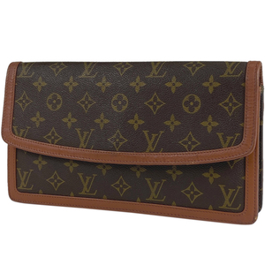 ルイ・ヴィトン Louis Vuitton ポシェット・ダム GM クラッチバッグ セカンドバッグ モノグラム ブラウン M51810 メンズ 【中古】