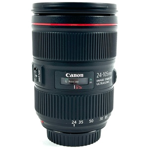 キヤノン Canon EF 24-105mm F4L IS II USM 一眼カメラ用レンズ（オートフォーカス） 【中古】