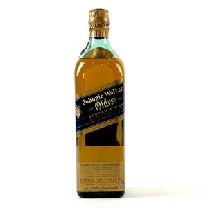 ジョニーウォーカー JOHNNIE WALKER ブルーラベル オールデスト 750ml スコッチウイスキー ブレンデッド 【古酒】