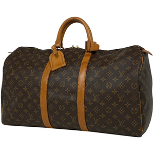 ルイ・ヴィトン Louis Vuitton キーポル 50 ハンドバッグ 旅行 ビジネス ボストンバッグ モノグラム ブラウン M41426 レディース 【中古】