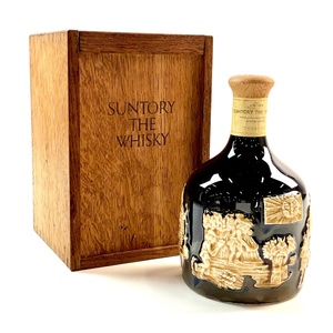 【東京都内限定発送】 サントリー SUNTORY ザ・ウイスキー 有田焼 陶器ボトル 760ml 国産ウイスキー 【古酒】