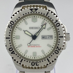 【ジャンク品】 セイコー SEIKO ダイバーズ 200m 腕時計 SS 自動巻き 【中古】の画像1