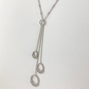 メレダイヤ デザインネックレス ペンダント ネックレス 750 ダイヤモンド レディース 【中古】