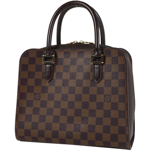 ルイ・ヴィトン Louis Vuitton トリアナ 手提げ ハンドバッグ ダミエ ブラウン N51155 レディース 【中古】