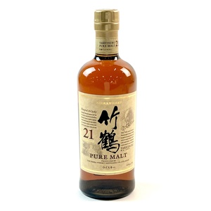 【東京都内限定発送】 ニッカ NIKKA 竹鶴 21年 ピュアモルト 700ml 国産ウイスキー 【古酒】