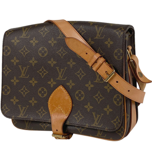 ルイ・ヴィトン Louis Vuitton カルトシエール 斜め掛け ショルダーバッグ モノグラム ブラウン M51252 レディース 【中古】