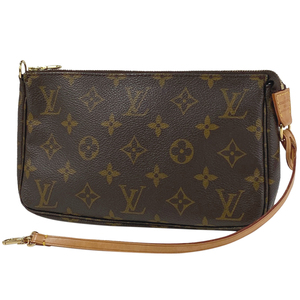 ルイ・ヴィトン Louis Vuitton ポシェット アクセソワール メイク コスメ アクセサリーポーチ モノグラム ブラウン M51980 レディース 中古