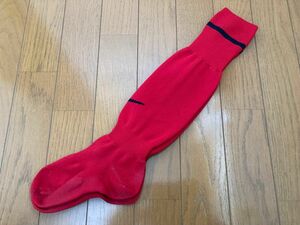 【NIKE】ナイキ　サッカー　靴下　ソックス　21～23cm　ジュニア　赤 子供 サッカーソックス サッカーストッキング　キッズ