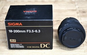 NY4-100【現状品】SIGMA　レンズ　18-200㎜　F3.5-6.3　フィルターサイズ62　カメラレンズ　シグマ　ズームレンズ　中古品　保管品