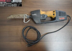 F4-65　動作確認済 RYOBI ASK-1000 リョービ 電動ノコギリ 電動工具 電気のこぎり 現状品 保管品