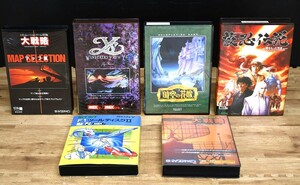 NY4-239【現状品】MSX2ソフトまとめ　時空の花嫁　ワンダラーズフロムイース　抜忍伝説　F1ツールディスクⅡ 他　動作未確認　中古品