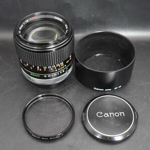 M4-27 Canon FD 85mm 1:1.8 S.S.C. キャノン カメラ レンズ / 55mm 1X スカイライト / レンズフード BT-55 現状品 保管品の画像1