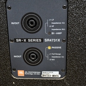 KY4-8 動作OK 現状品 JBL PA用2WAYパッシブ型スピーカーシステム SR-X Series SR4731X 新潟市西区直接可能 の画像6