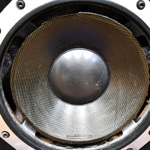 NY4-151【ジャンク品】ONKYO ペアスピーカー D-77(B) スピーカーシステム オンキヨー 音響機材 音出し確認済 中古品 保管品の画像6