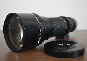 W4-65 Canon キャノン レンズ LENS FD 400mm 1:4.5 S.S.C. 一眼レフ 望遠レンズ 動作未確認 現状品