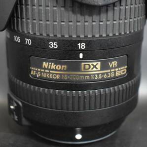 W4-89 【動作確認済み】 Nikon ニコン AF-S DX NIKKOR 18-300mm f/3.5-6.3G ED VR 高倍率ズームレンズ 箱付き 現状品の画像6