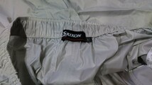 【中古美品】SRIXON スリクソン レインウェア/レインパンツ シルバーグレー Lサイズ_画像5