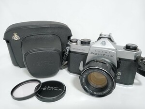 Asahi Pentax ペンタックス Spotmatic SP +Super Takumar f/1.8 55mm 一眼レフカメラ フィルムカメラ　上18