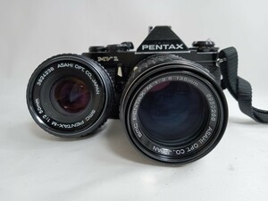 PENTAX ペンタックス MV1 smc PENTAX-M 50mm f/2 + 135mm f/3.5 一眼レフフィルムカメラ マニュアルフォーカス　T24