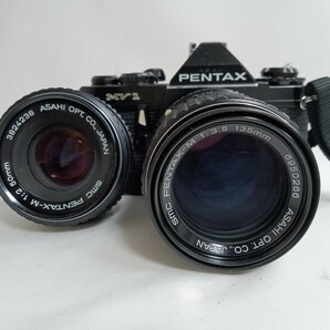 PENTAX ペンタックス MV1 smc PENTAX-M 50mm f/2 + 135mm f/3.5 一眼レフフィルムカメラ マニュアルフォーカス T24の画像1