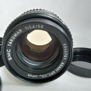 PENTAX ペンタックス SMC TAKUMAR 50mm f/1.4 マニュアルフォーカス レンズ T27の画像1