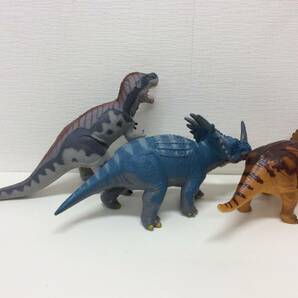 S1247 おまとめ 大量 恐竜 フィギュア ディノボトル/FAVORITE COLLECTION t.rex/トリケラトプス 他 インテリア おもちゃ 動作未確認の画像5