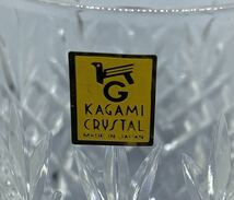 【未使用】未使用 KAGAMI CRYSTAL ペアワイングラスセット KPS4003-776_画像3