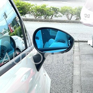 FIAT ABARTH wide view door mirror lens 500 595 695 AutoStyle blue side mirror abarth Fiat parts 