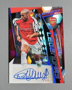 ★50枚限定★アンリ Thierry Henry 2020-21 Panini Revolution Auto 直筆サイン アーセナル