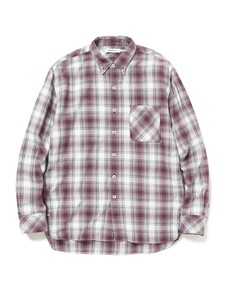 美中古品 19AW nonnative DWELLER B.D. SHIRT RELAXED FIT COTTON OMBRE PLAID 40TH 21AW 41ST 22SS 42ND 22AW 23SS 23AW