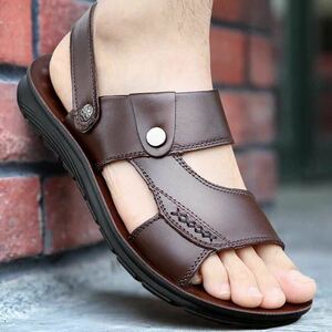  men's casual sandals . slide comfortable soft slippers 2way put on .. san .PT400-3 QLZ630
