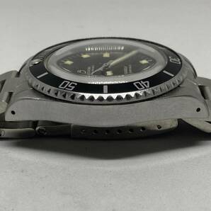 OH済・現状品／TUDOR チュードル／サブマリーナ submariner 盾マーク snowflake スノーフレーク イカサブ 自動巻 黒文字盤 ノンデイトの画像9