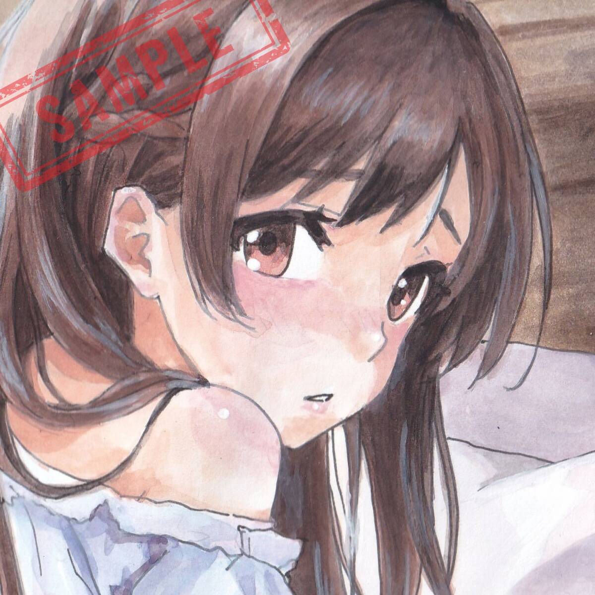 dibujado a mano ilustración novia, Alquiler Mizuhara Chizuru Kanakari A4 Doujin Imagen original analógica 2404075, historietas, productos de anime, ilustración dibujada a mano