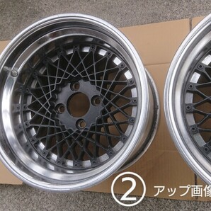 ☆ SSR スピードスター 9J 当時物 深リム 旧車 マイナスオフセット ドリフト ジャンク品（検）GX71 61 51 10ソアラ DR30 31 S13 180SX の画像3