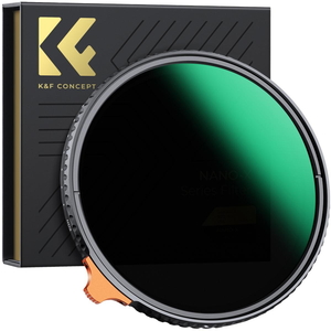 【送料無料】K&amp;F Concept 67mm 可変 ND2-ND400 フィルターパター付 28層ナノコーティングの減光フィルターNano-X
