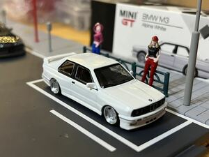 大人気　MINI GT BMW M3 カスタム品　1/64 ユーロ　スタンス　タイヤ固定　ドリフト　スタンス　VIP