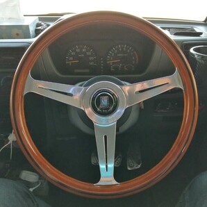 【送料込み】NARDI CLASSIC WOOD ナルディ クラシック ウッドステアリング ホーンボタン ボス スペーサー付きの画像1